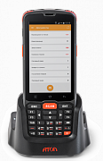Терминал сбора данных АТОЛ Smart.Slim Plus расширенный (4", Android 10 с GMS, MT6761D, 2Gb/16Gb, 2D SE4710, Wi-Fi, BT, NFC, 4G, GPS, Camera,БП, IP65, 4500 mAh)